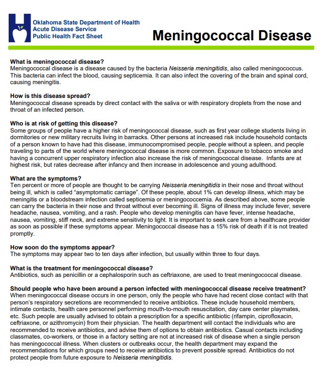Meningococcal Disease 1