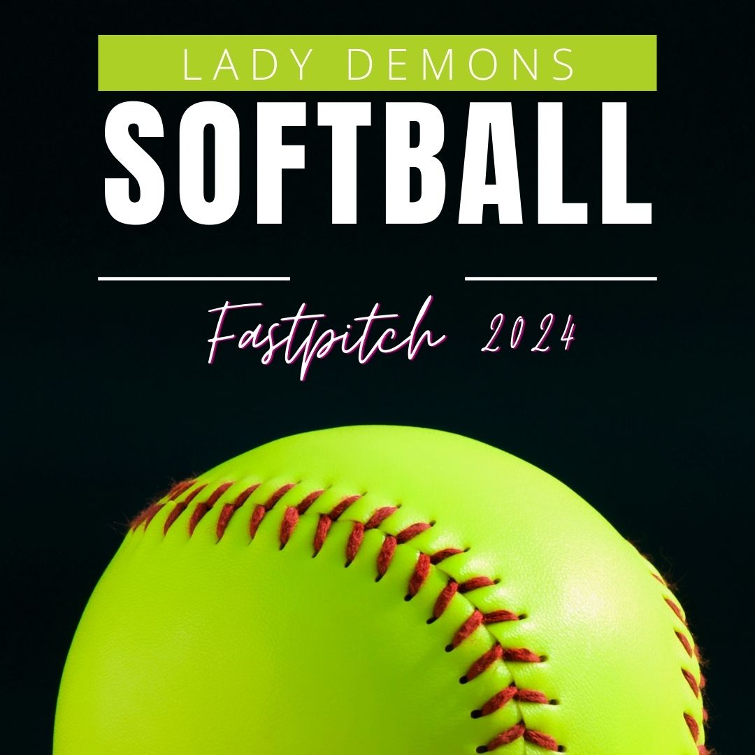 Lady Demon softball graphic 