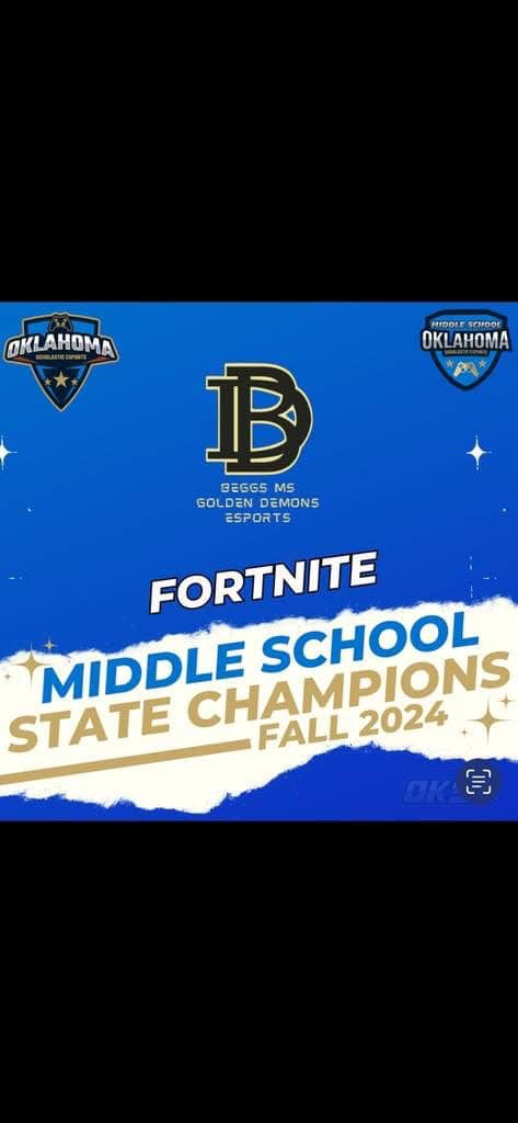 eSPORTS mIDDLE sCHOOL cHAMPS