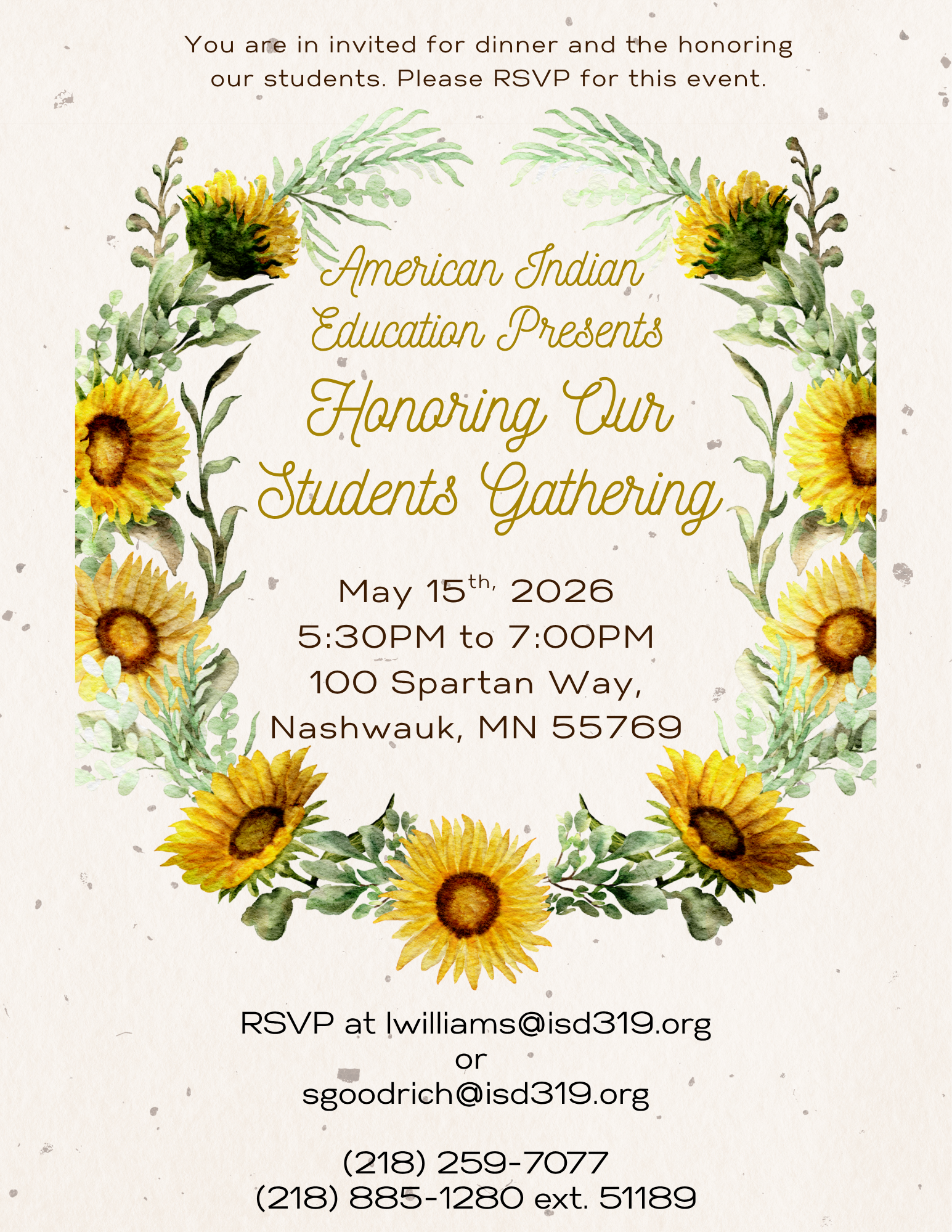 Honoring Students