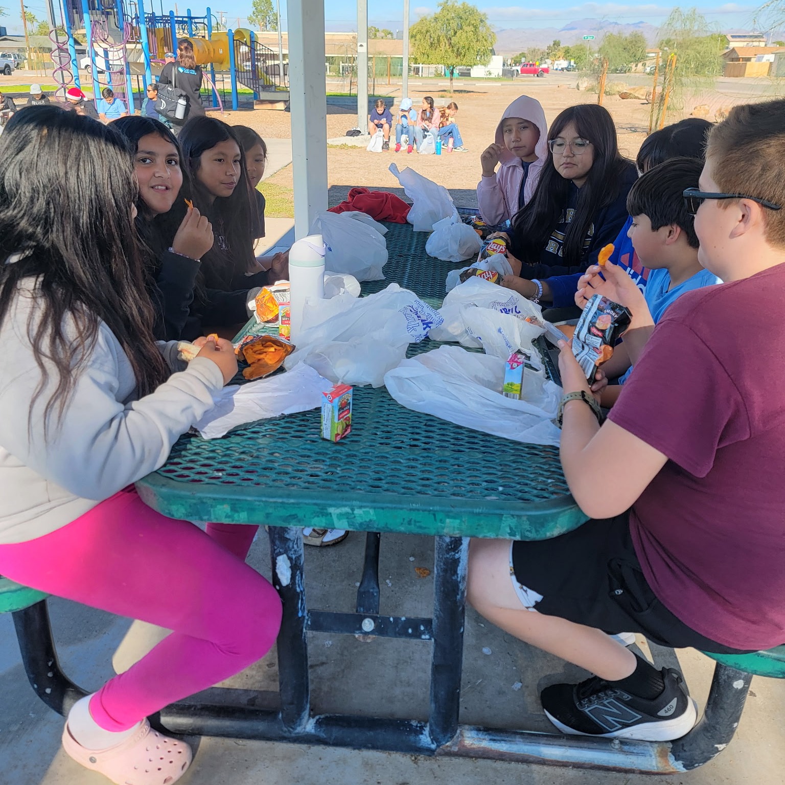 Lunch in at the park