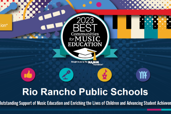 2023 Best Communities for Music Education badge