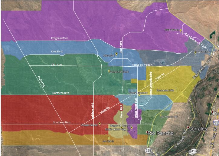 School Locations & Attendance Boundaries Rio Rancho Public Schools