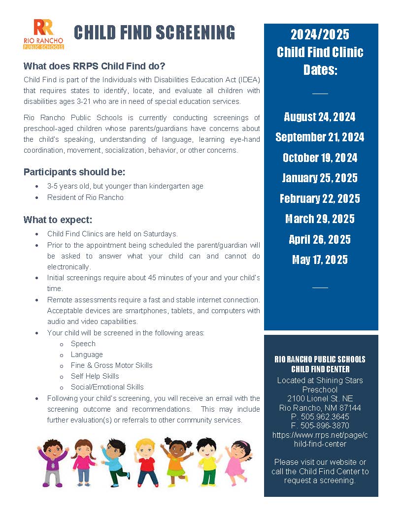 24/25 SY Child Find Flyer