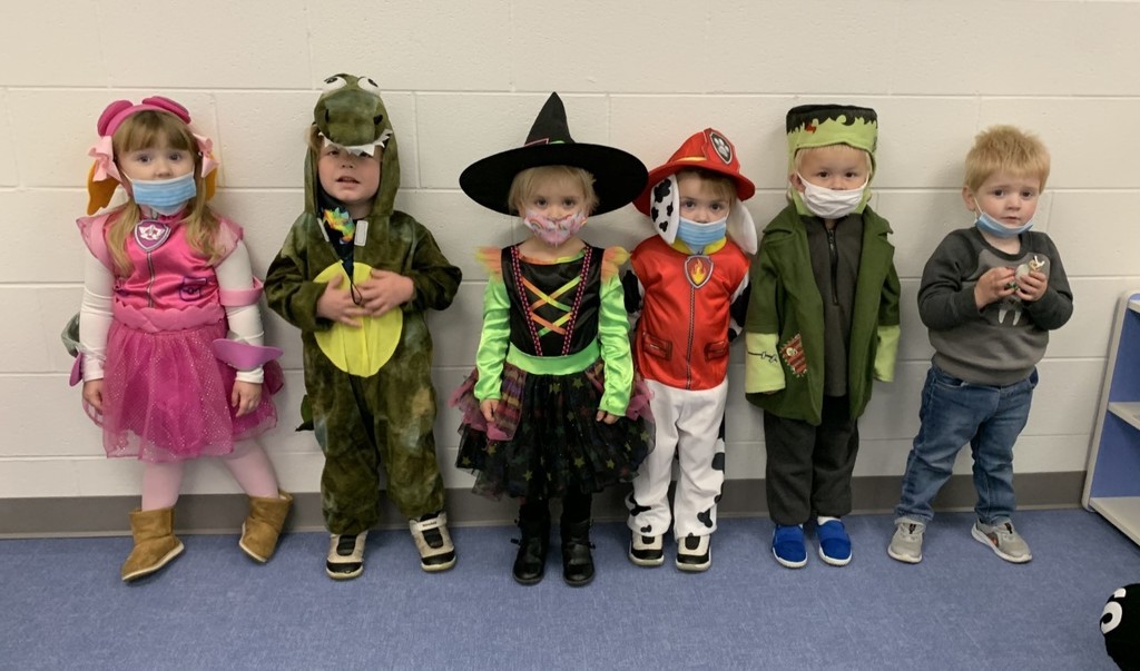 Students in Halloween Costume