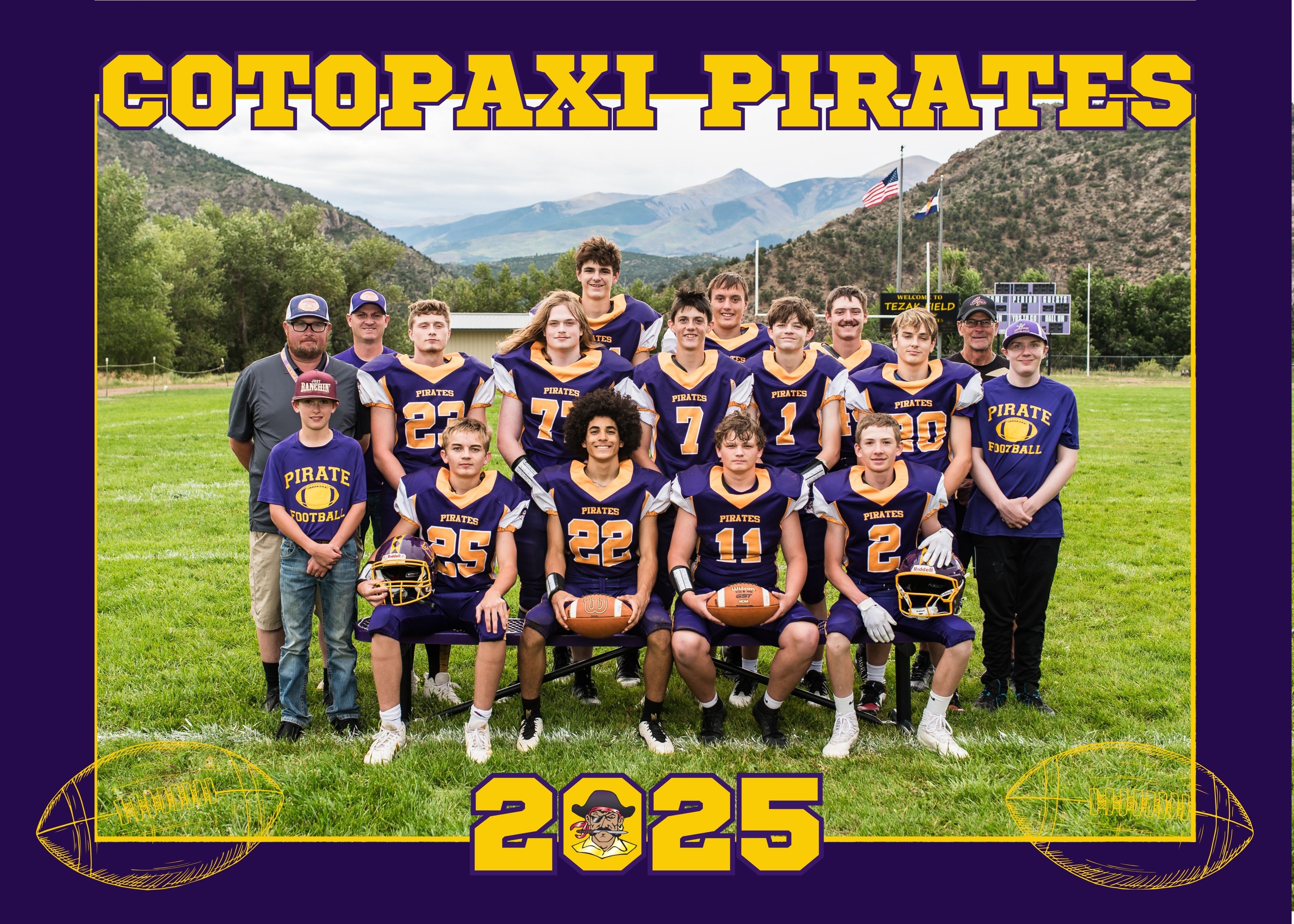 Pirate football seniors