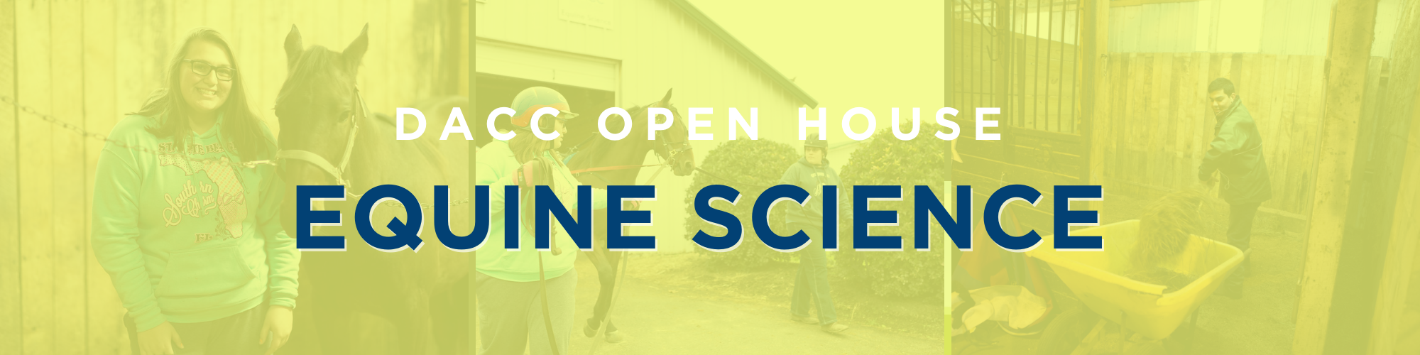 Equine Science Open House Banner
