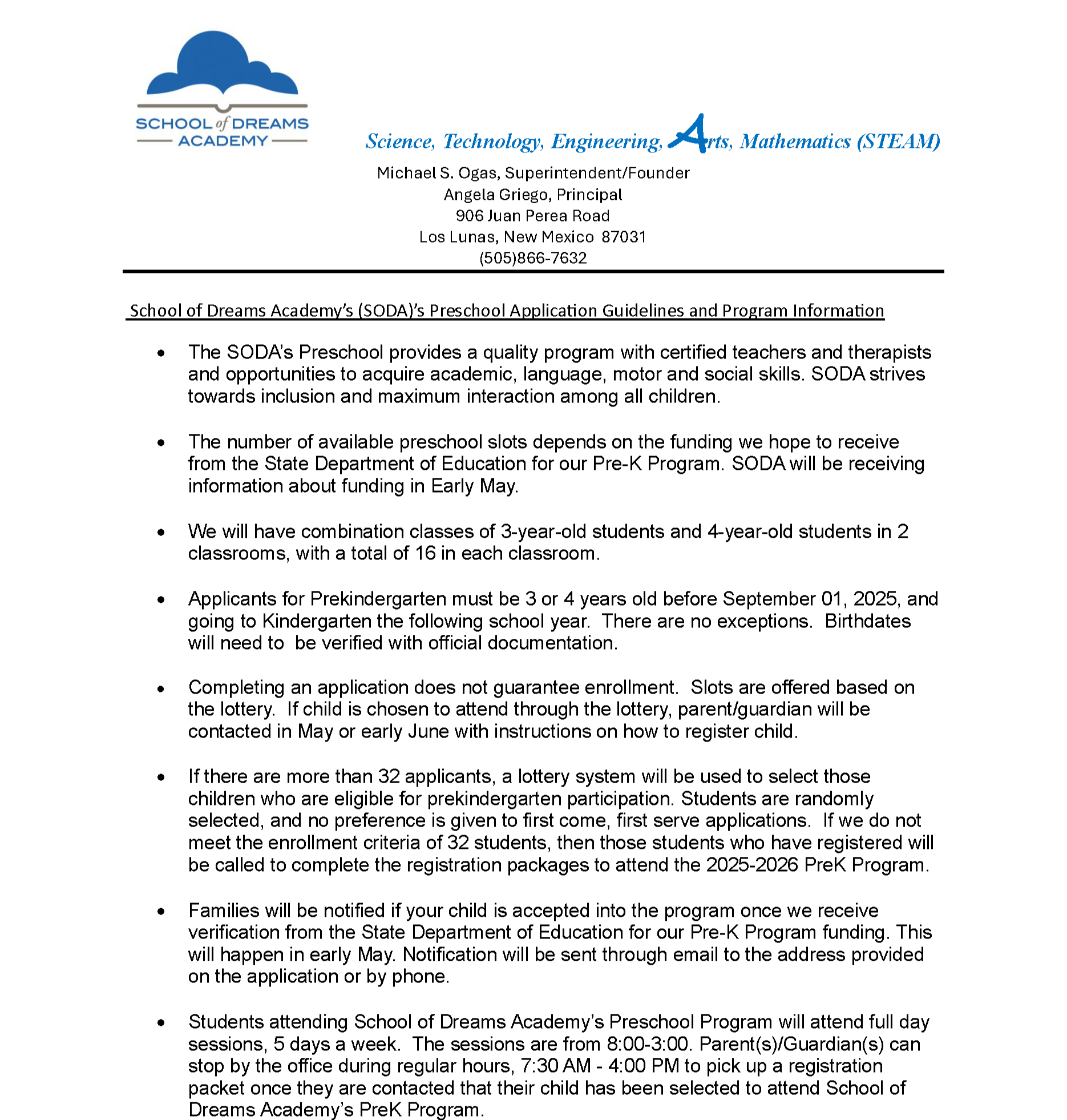 PreK Enrollment