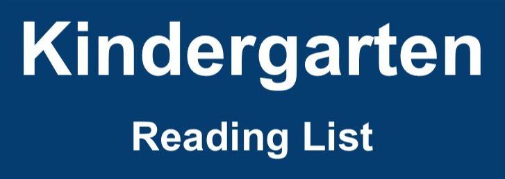 Kinder Reading List