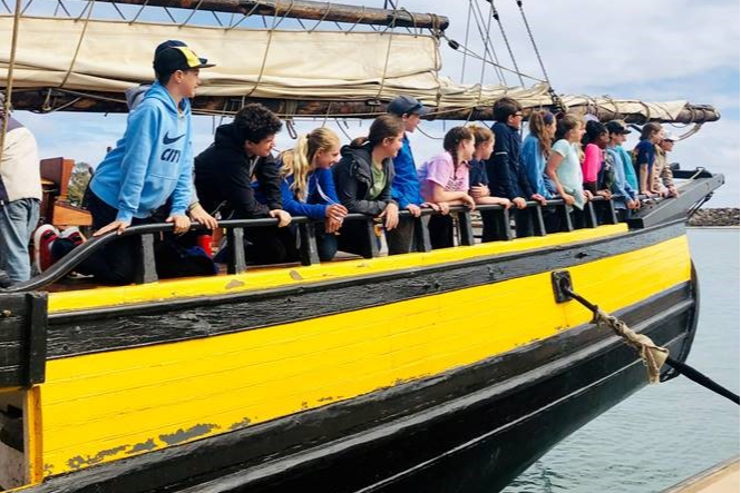 Wesley Prep Sixth Graders Experience a Tall Ship in California