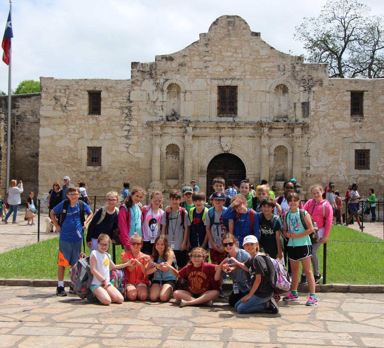 Students at the Alamo