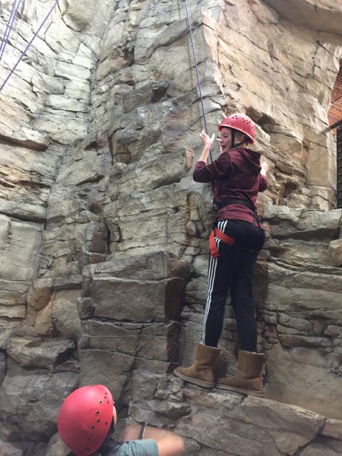 rock climbing