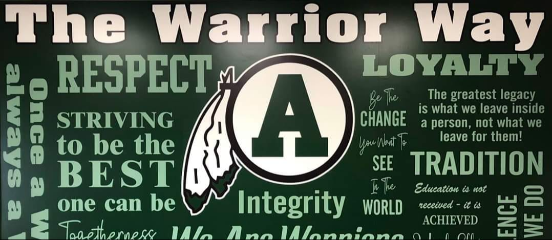 The Warrior Way, Respect, Loyalty, Striving to be the best one can be, Togetherness, Integrity, Be the change you want to see in the world, The greatest legacy is what we leave inside a person, not what we leave for them! Tradition, Education is not received - it is achieved, We are Warriors, Integrity, Tradition
