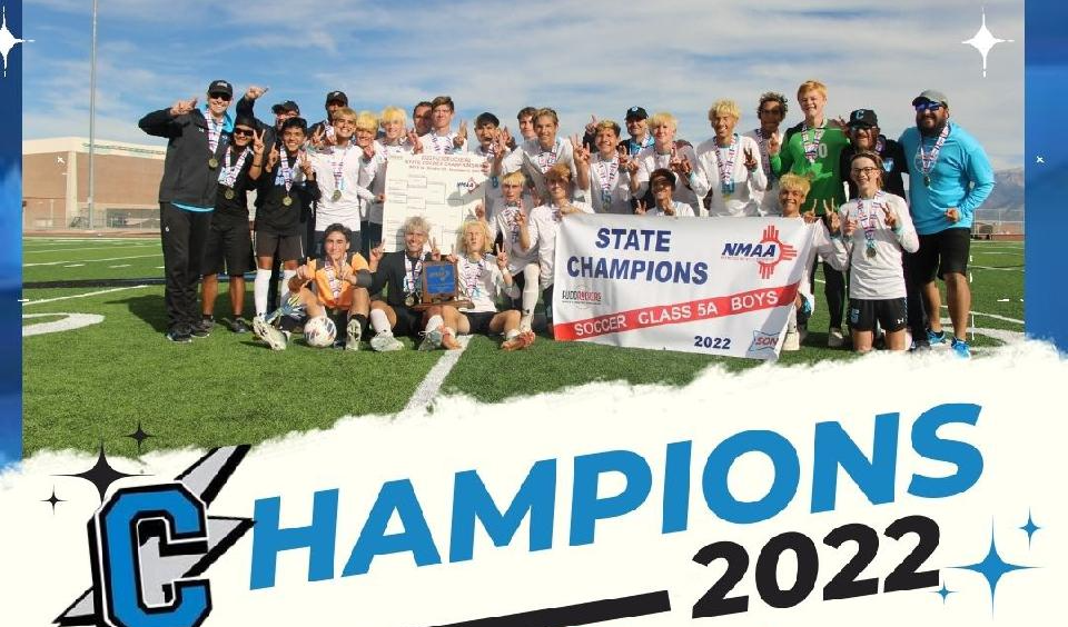 Cleveland Men's Soccer  5A State Champs 2022