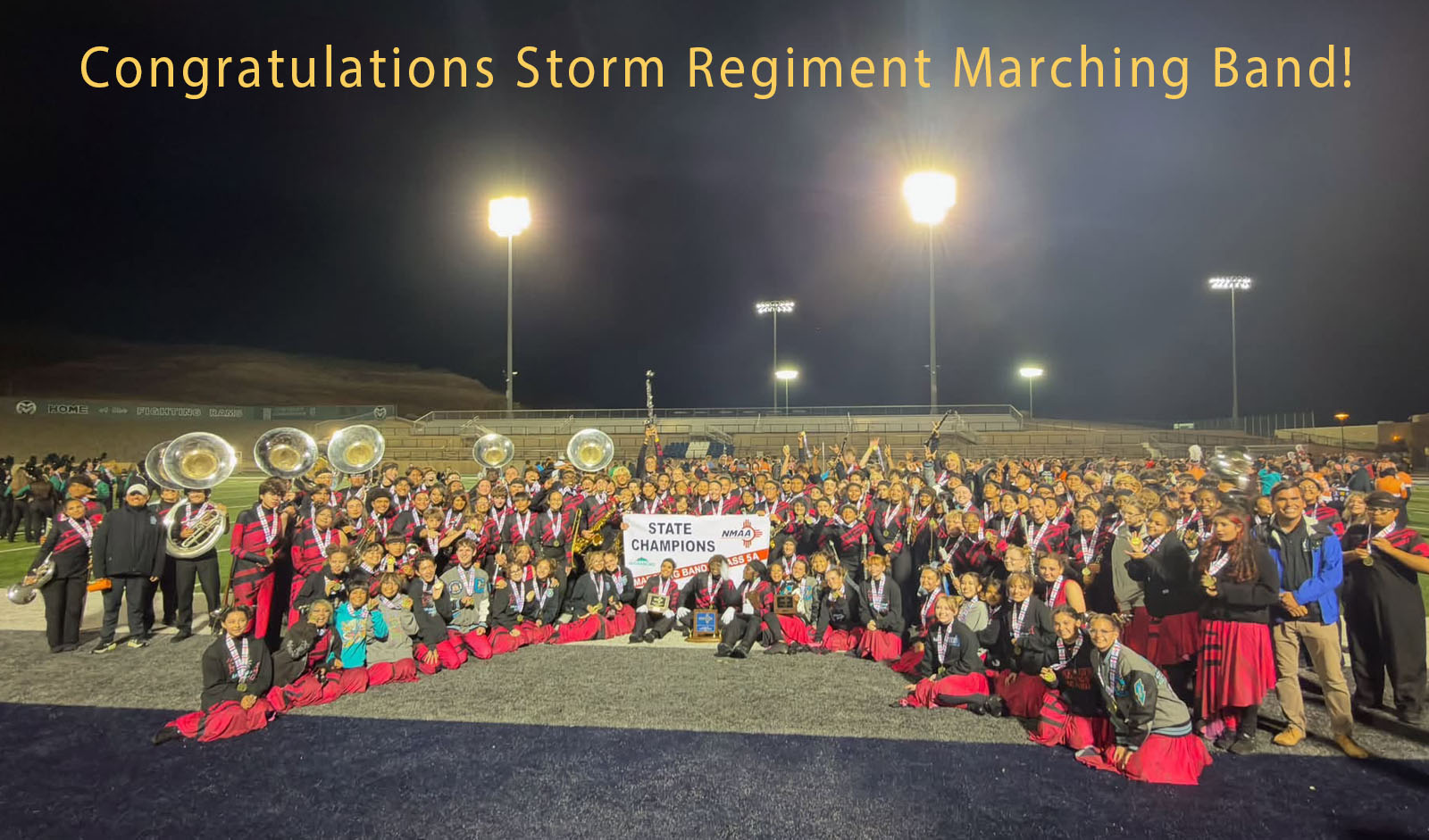 storm regiment marching band state title
