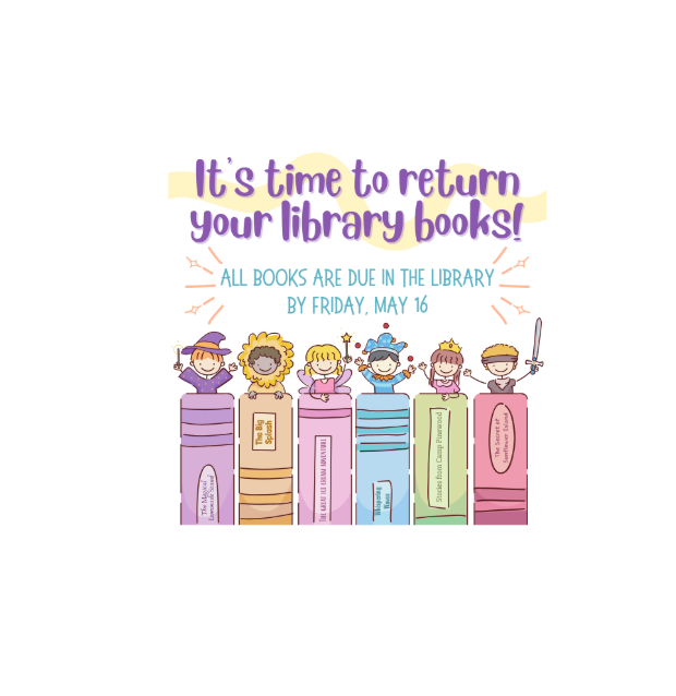 Library Books Due May 16th