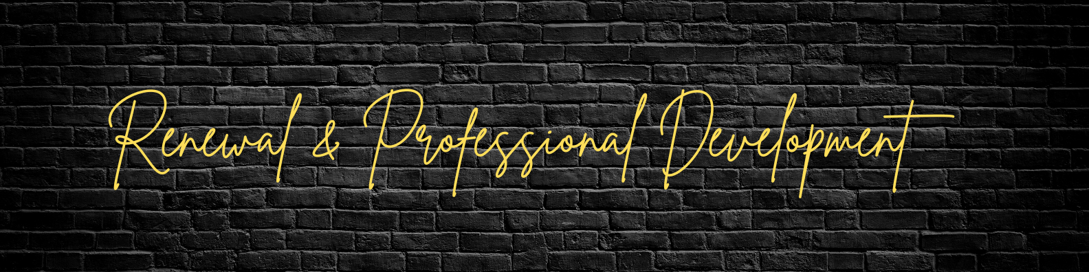 renewal & professional development