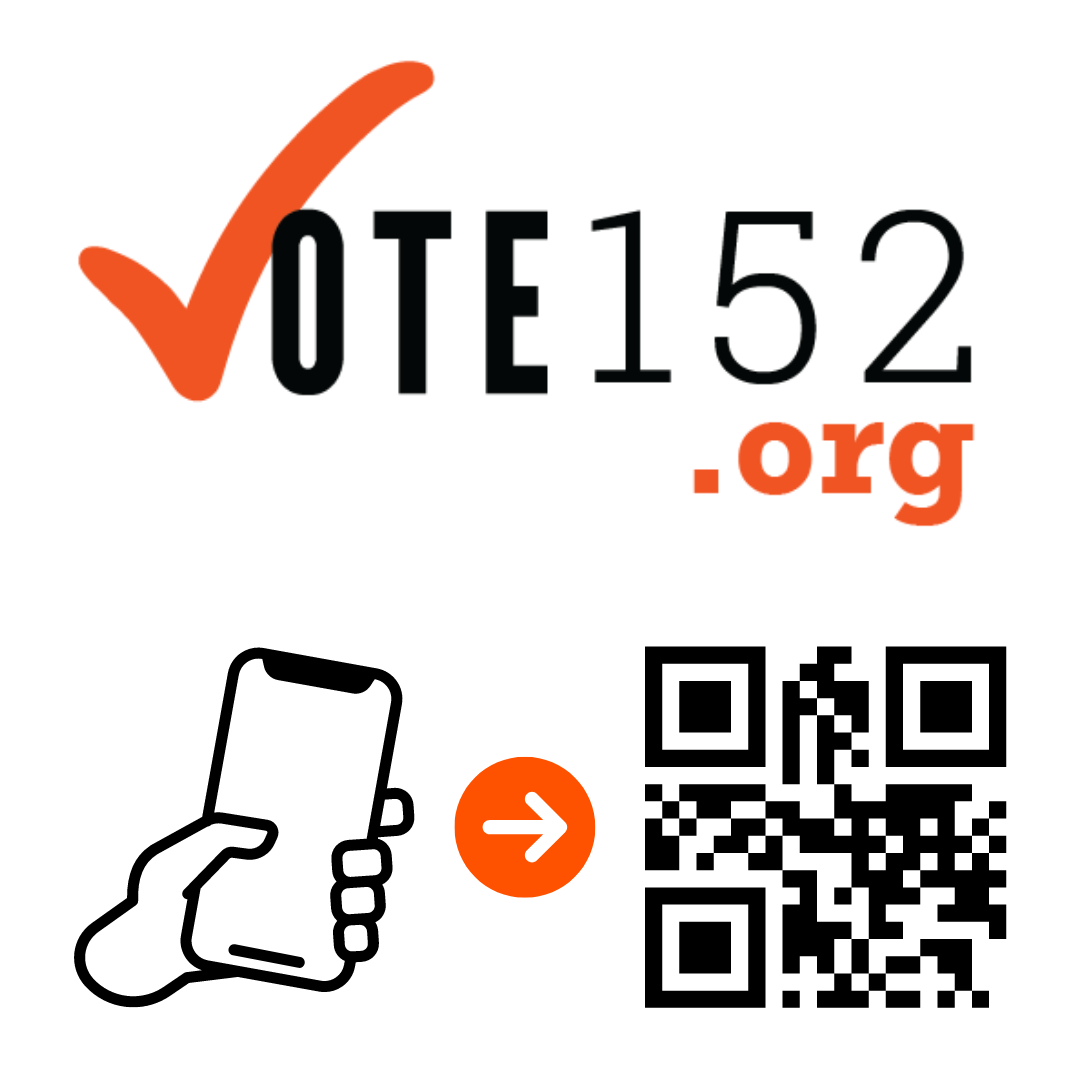 Vote152.org + QR code