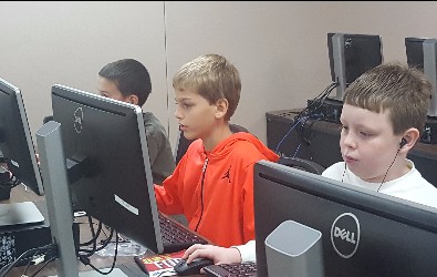 These students are having a blast during the Hour of Code 2016!