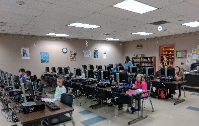 Code Crackers working hard to get their projects just right!