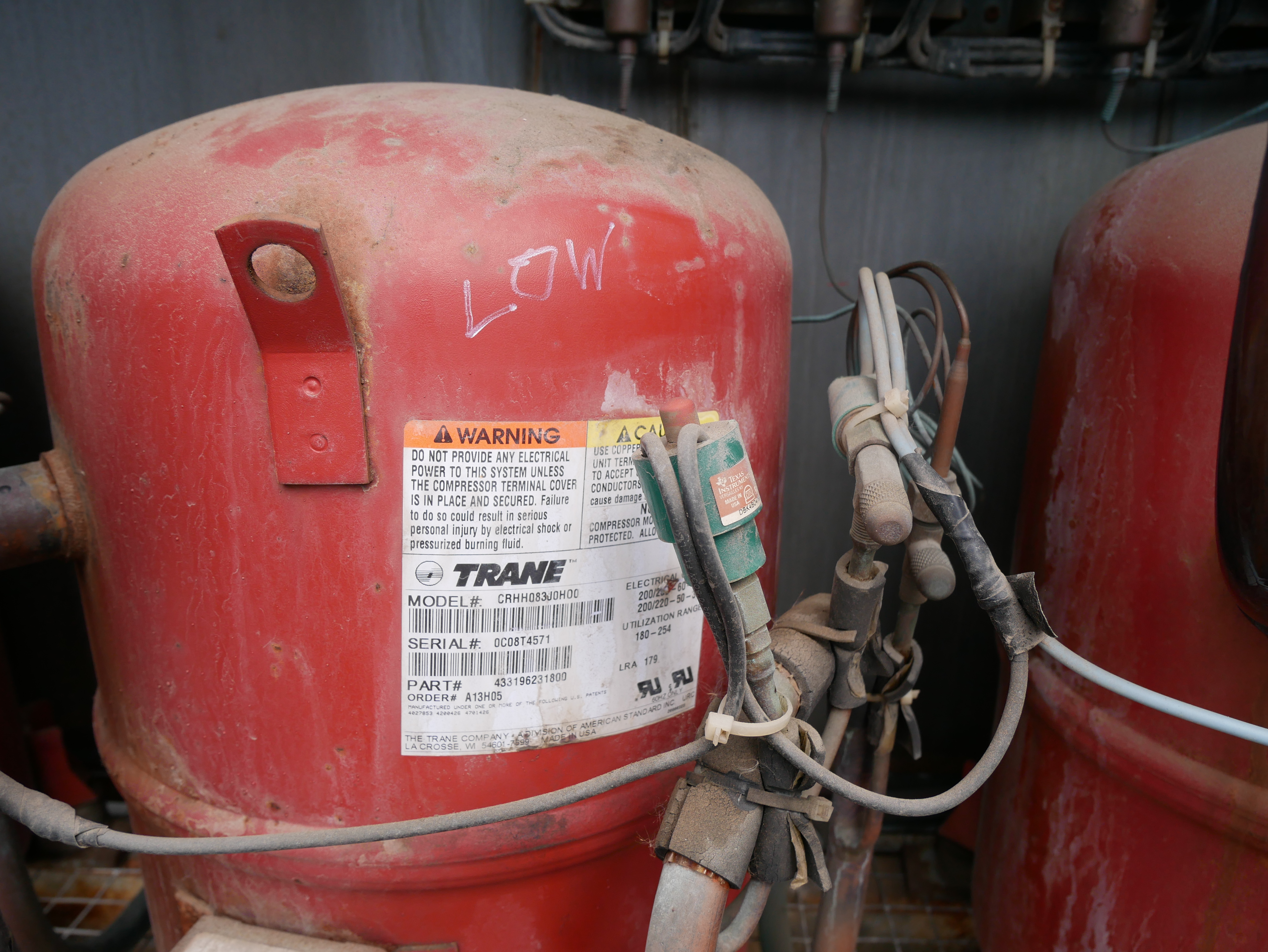 Low Freon Tank