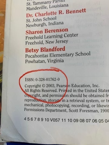 Outdated text book