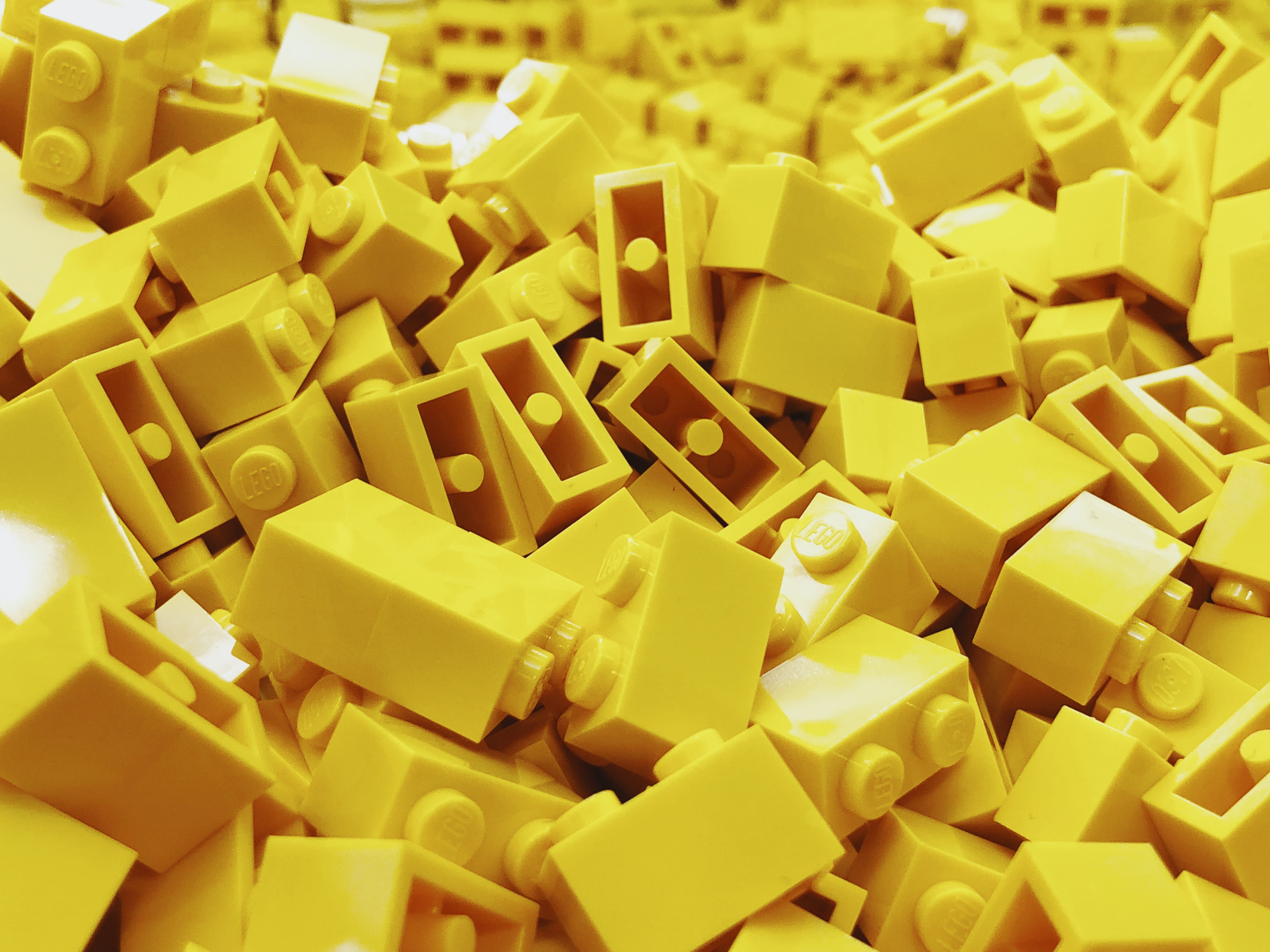 gold lego blocks