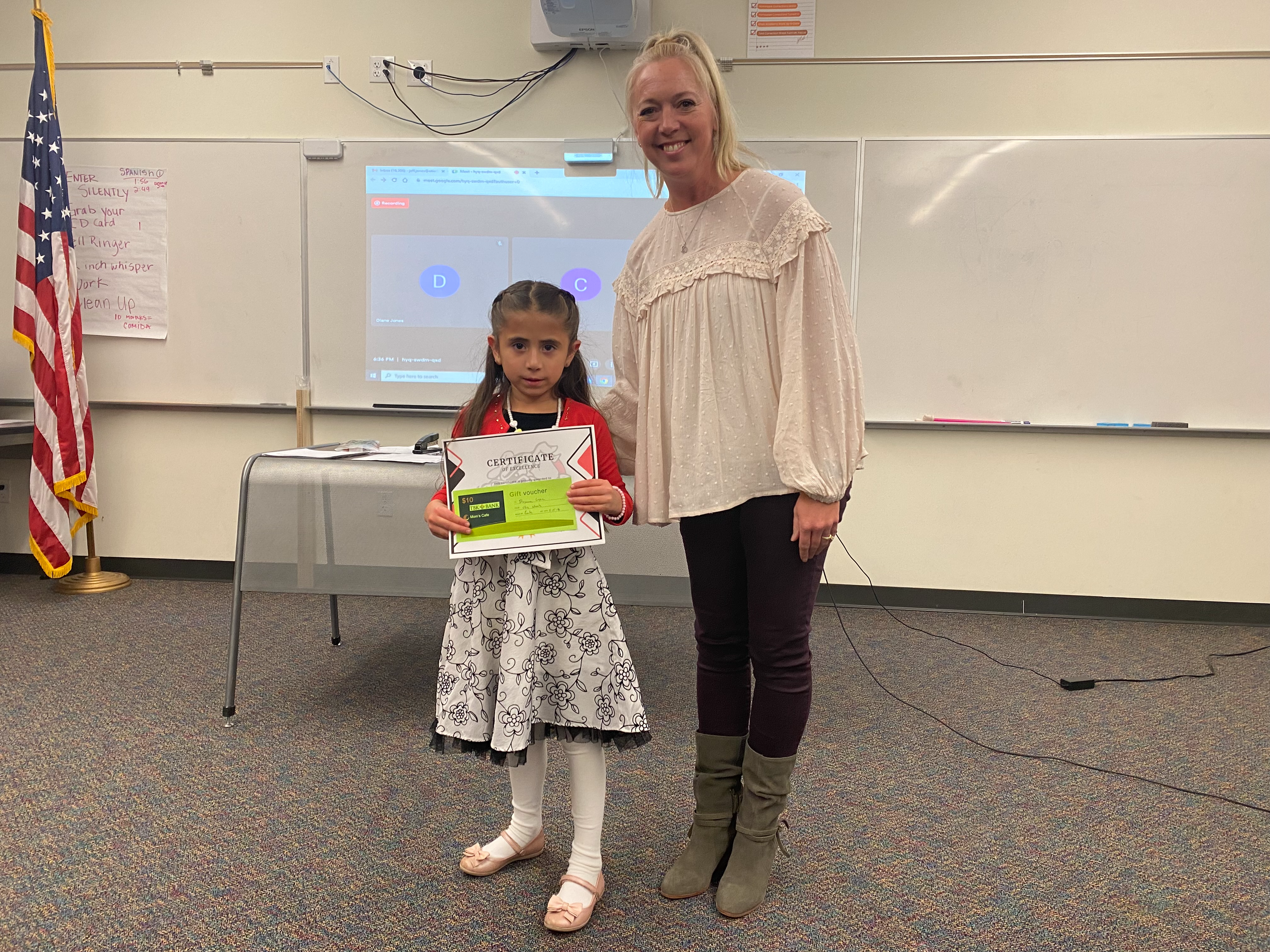 Itzayana is November Student of the Month!
