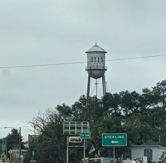 Otis, CO water tower