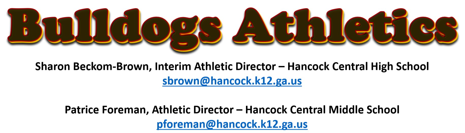 Bulldogs Athletics Banner