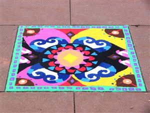 Rangoli artwork