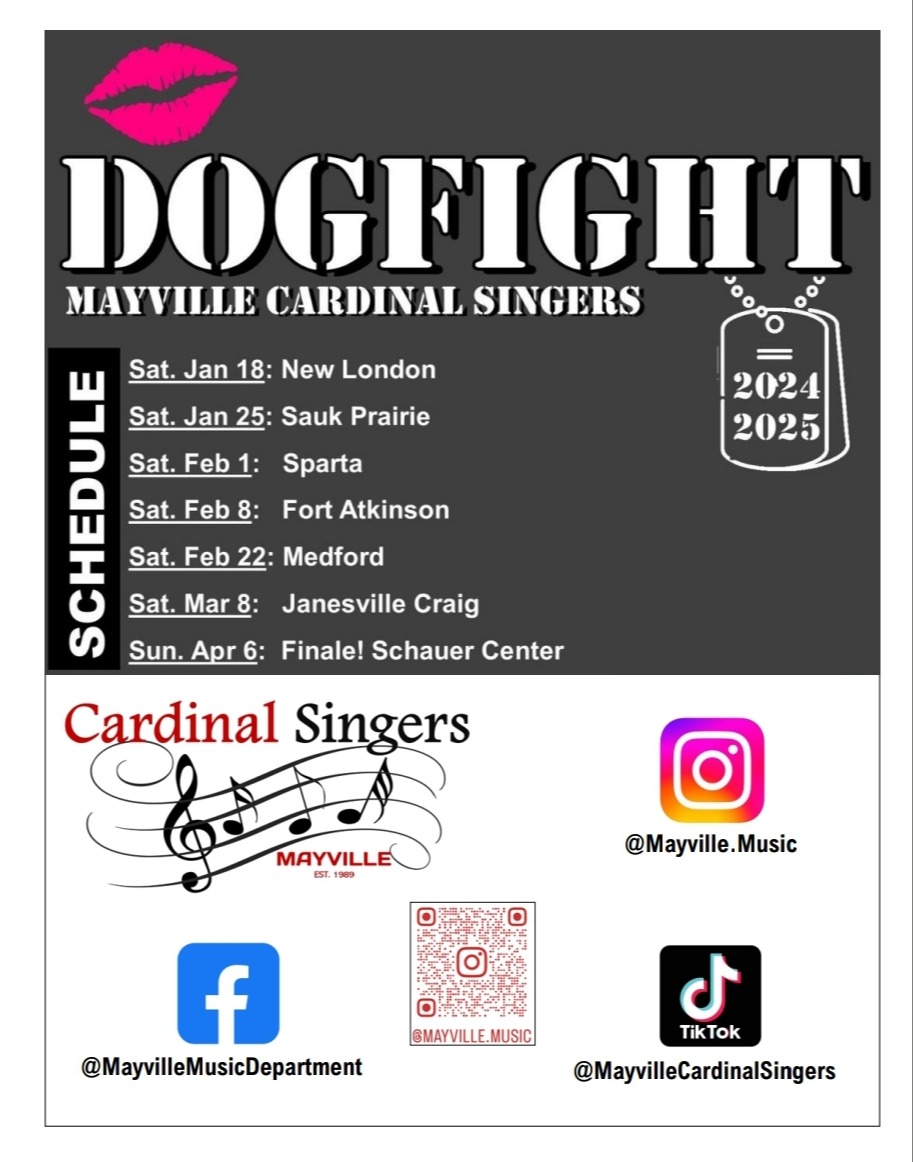 Cardinal Singers Schedule
