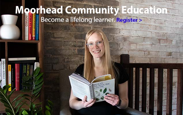 Community Ed, click to sign up for a class today