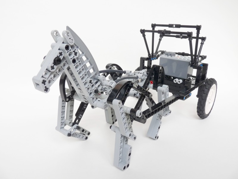 EV3 Robot as horse with carriage