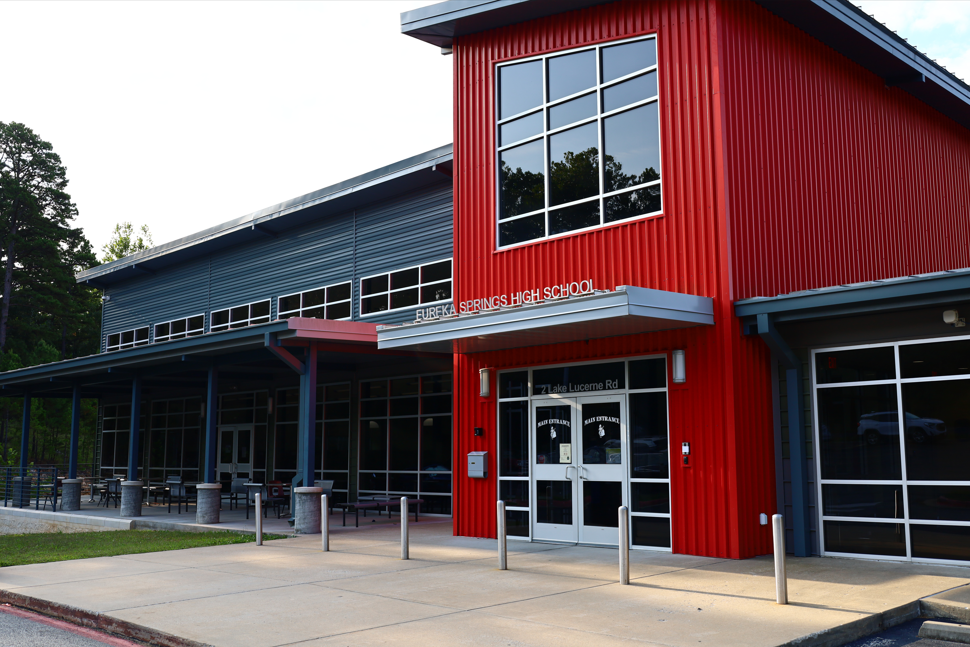 front of building