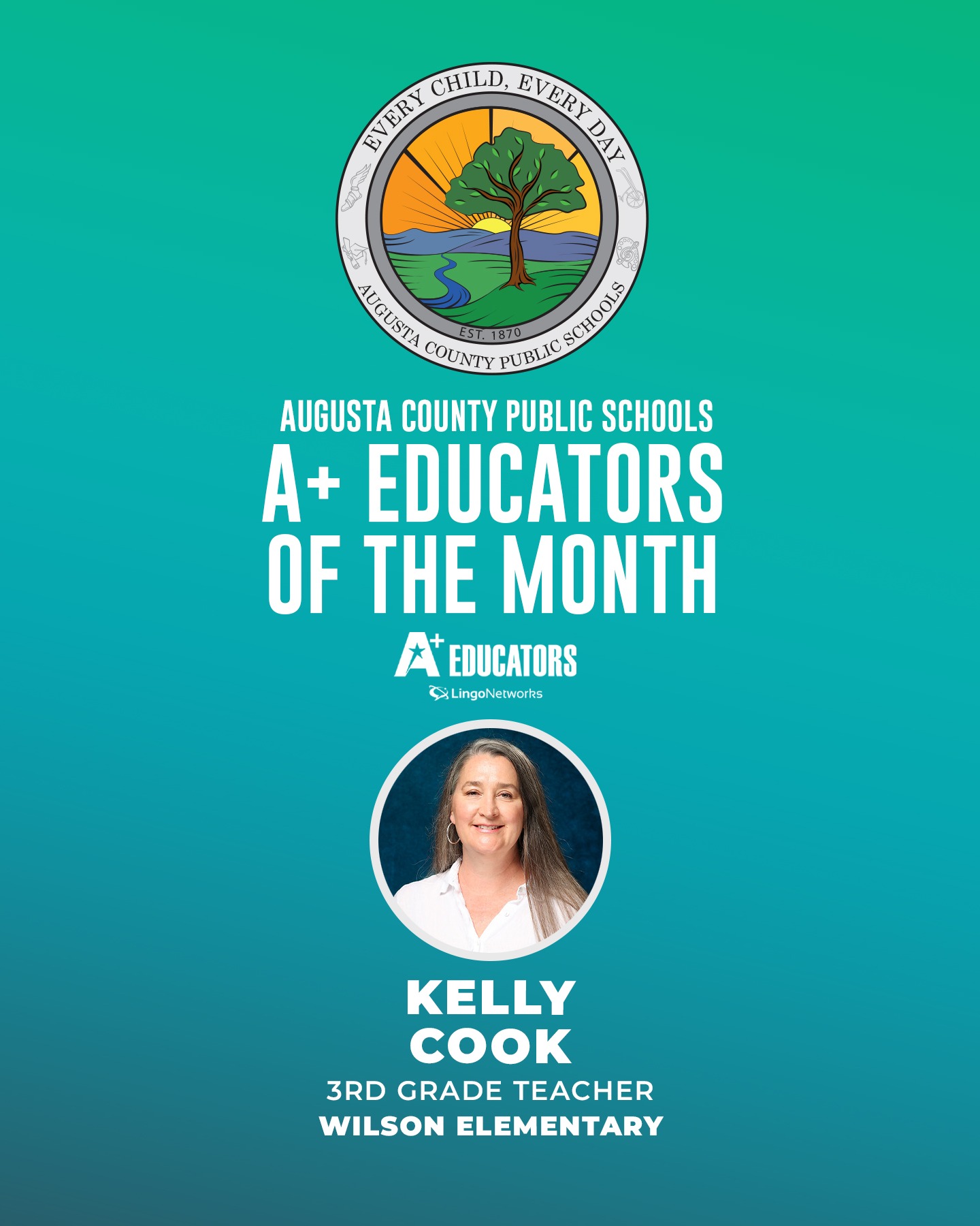 Staff of the Month Card