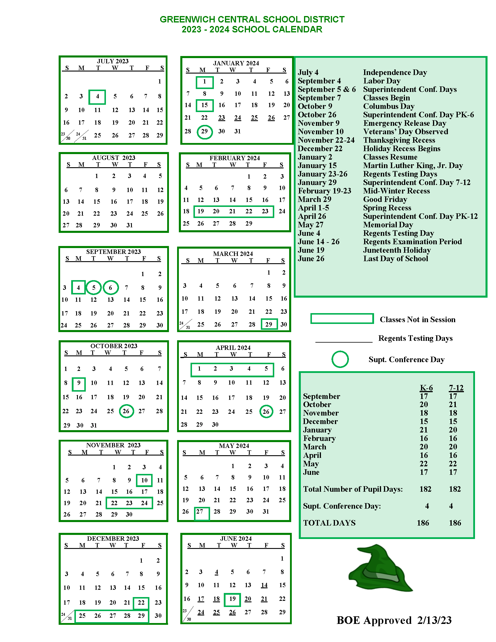 2023-24 school calendar