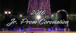 2016 Jr. Prom Coronation