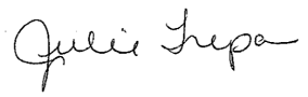 Julie Trepa signature