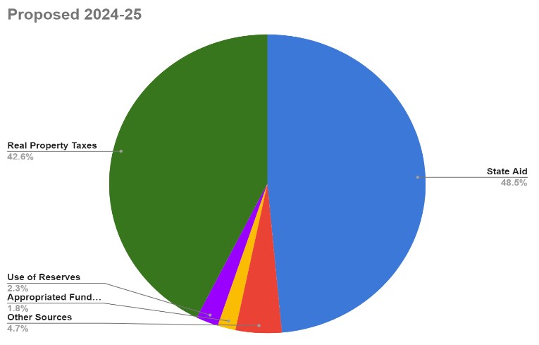 2024-25 projected revenues.