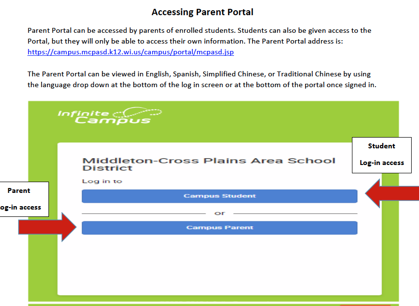 Campus Portal Info