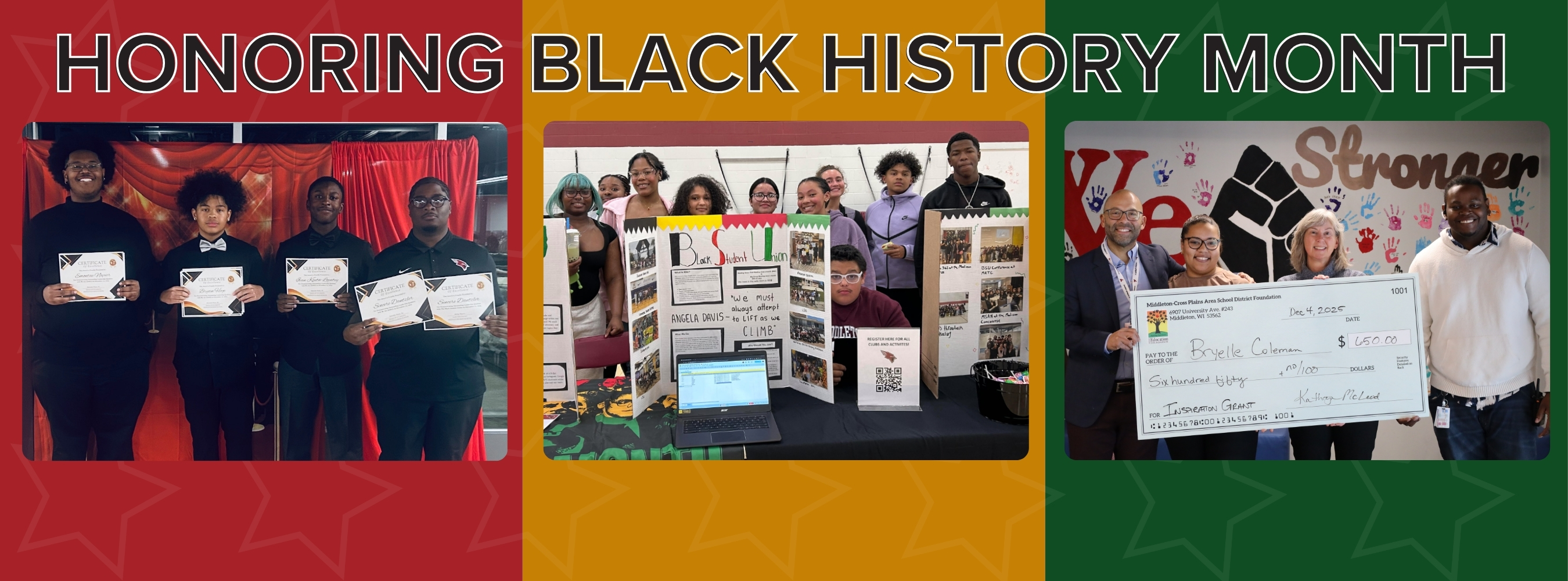 Black History Month banner