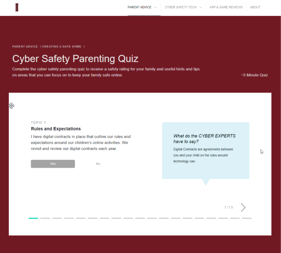 FamilyZone Cybersafety Quiz