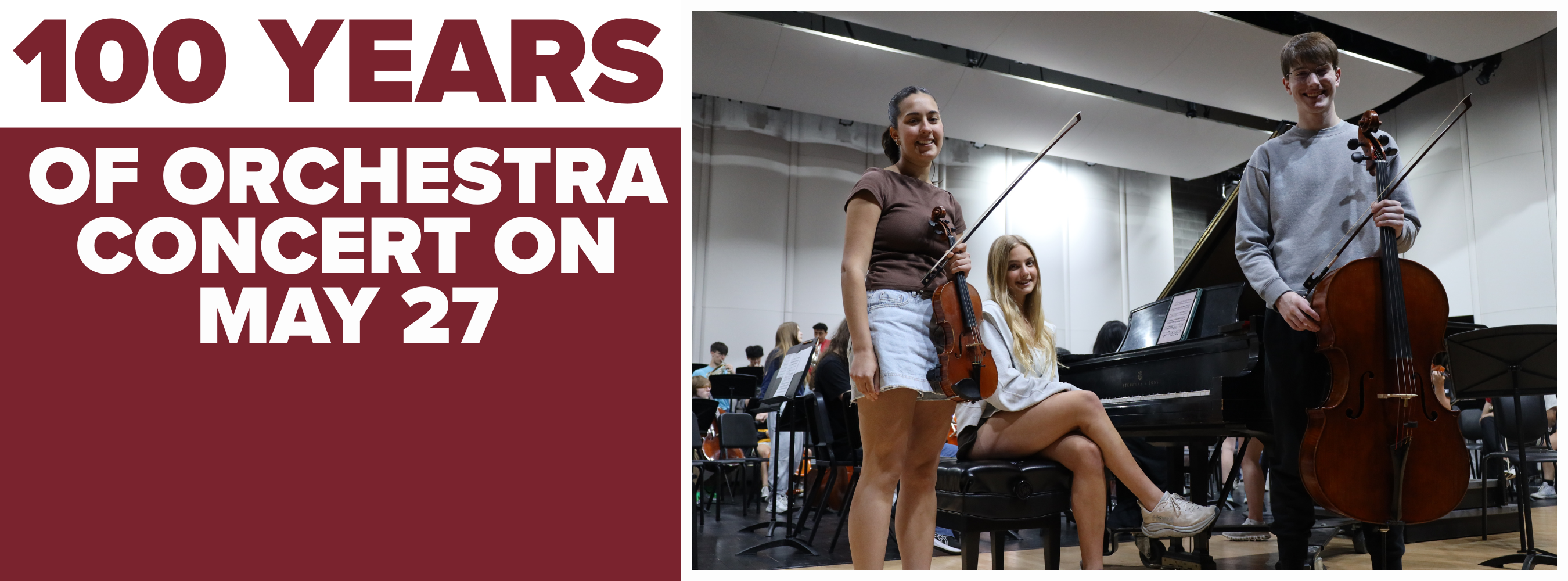 May 27 Concert Celebrates 100 Years of Orchestra