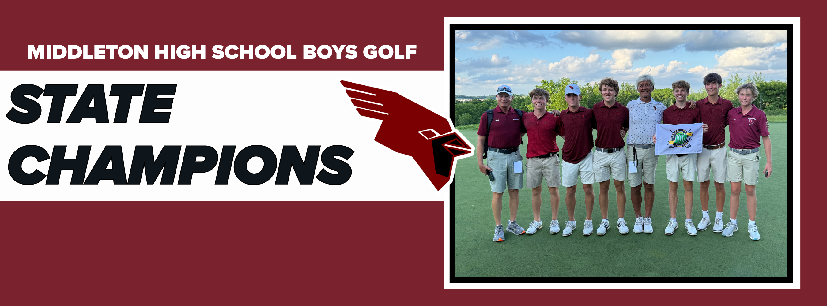 Middleton High School Boys Golf State Champions