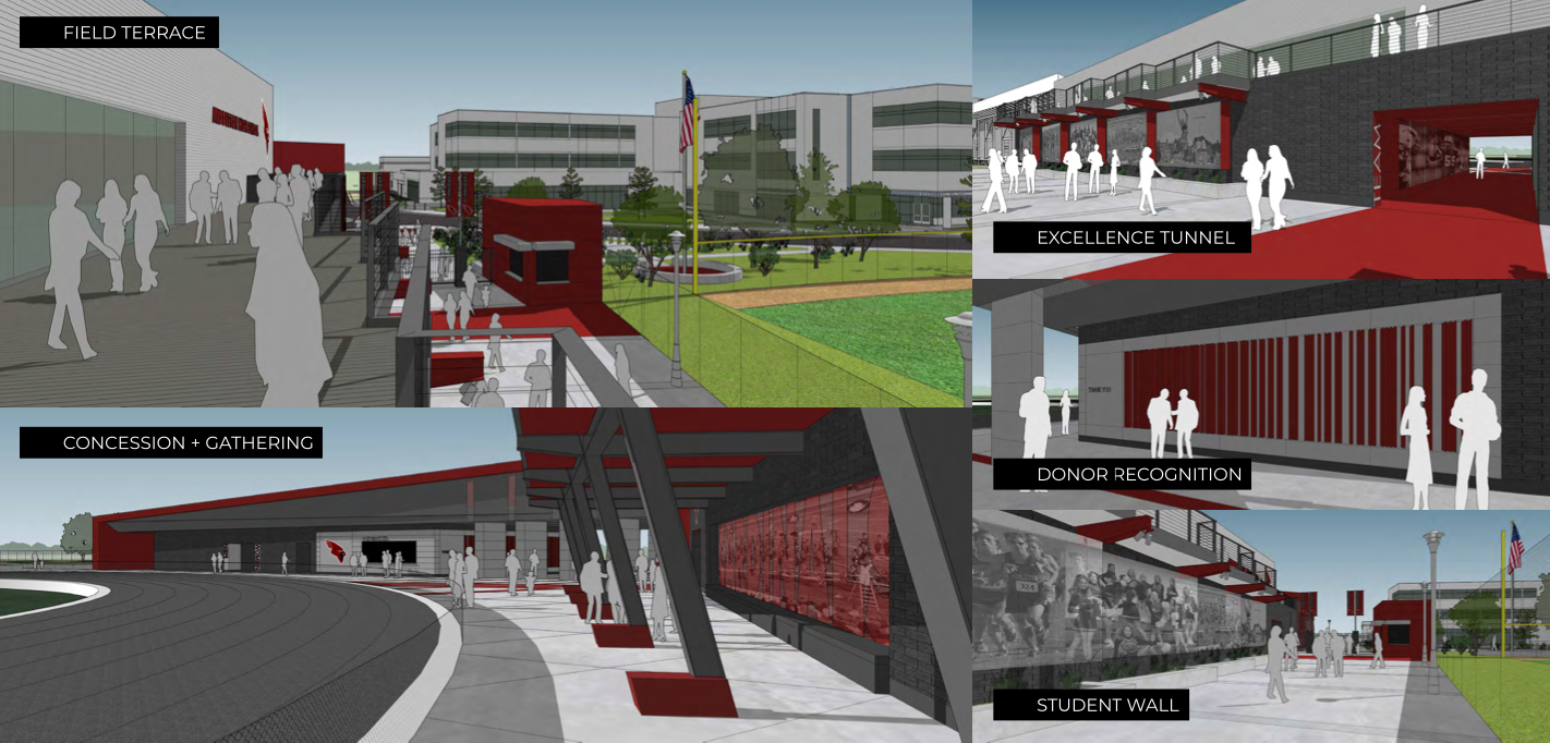 renderings of new stadium project