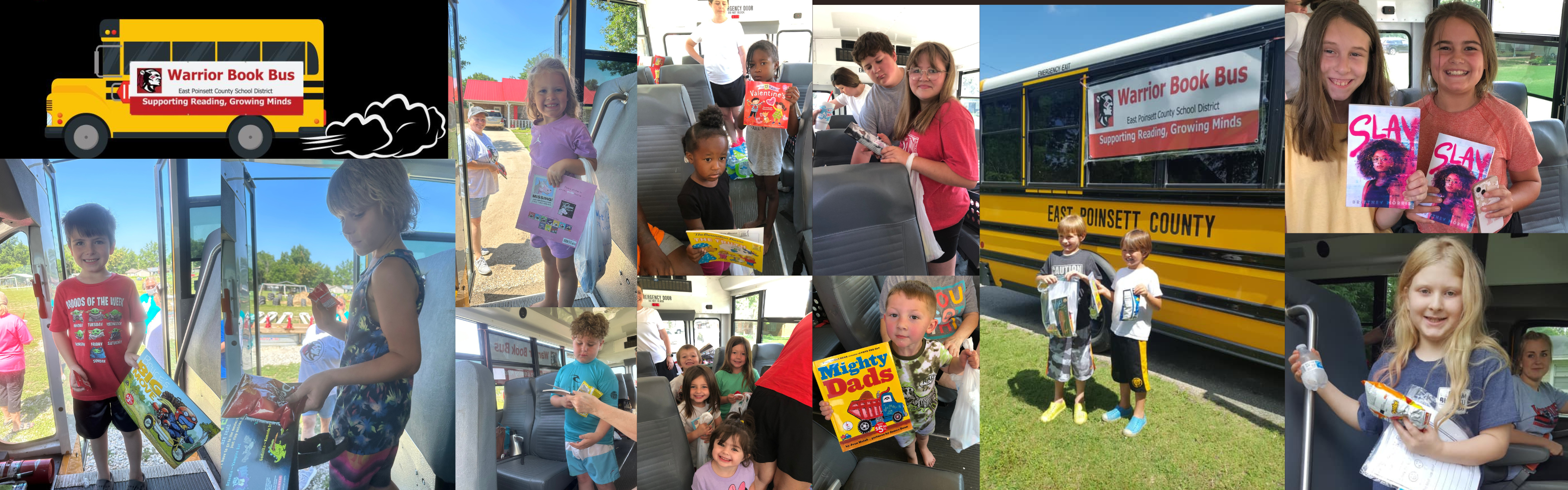 Book Bus Collage