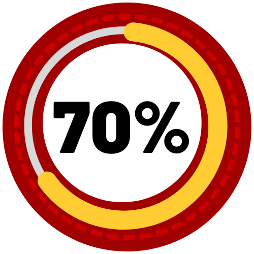 70 percent