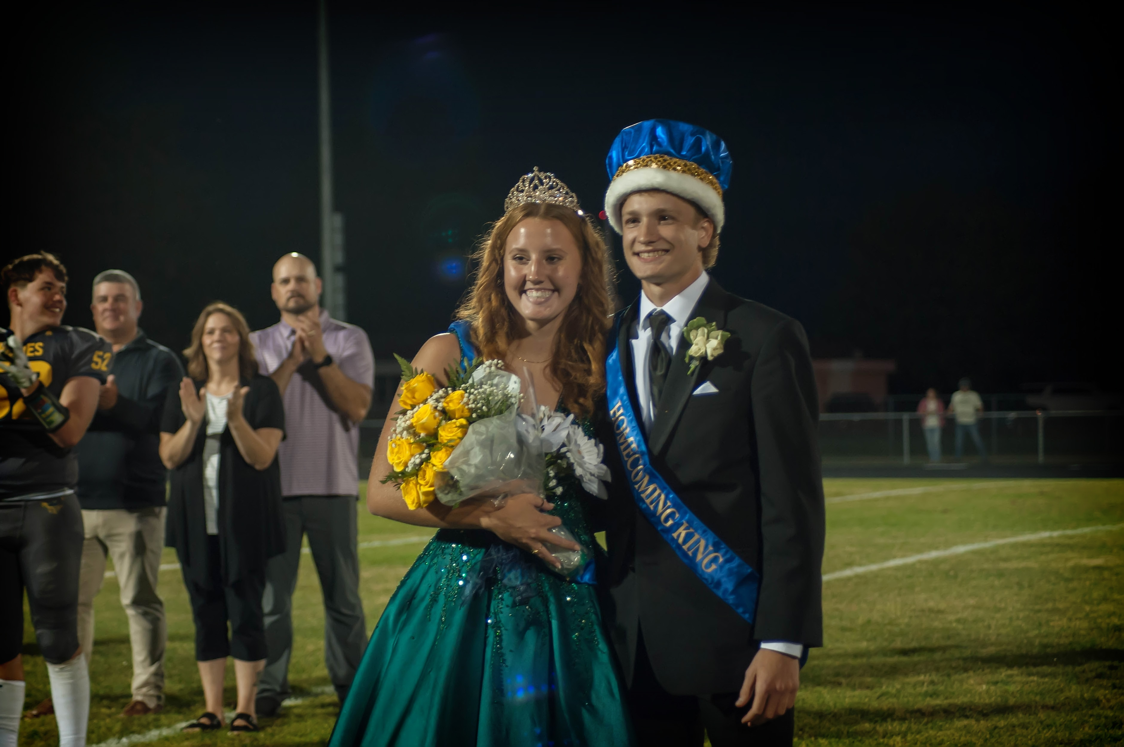 Homecoming Queen Kayla Goward & Homecoming King Aimon Humm