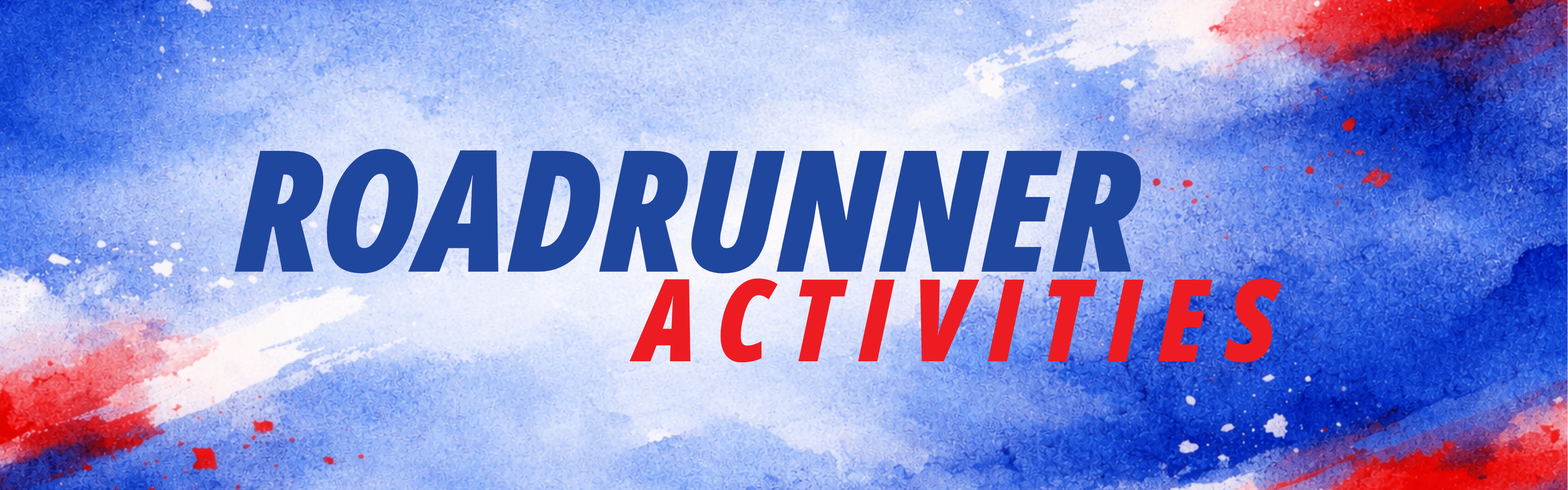 Roadrunner Activities Header